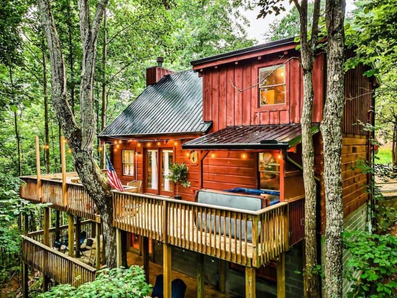 Gatlinburg Pet Friendly Cabins Lazy Fox Retreat