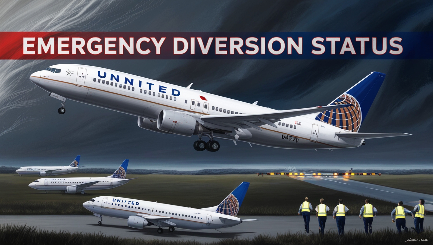 United Airlines Flight UA770 Emergency Diversion Status