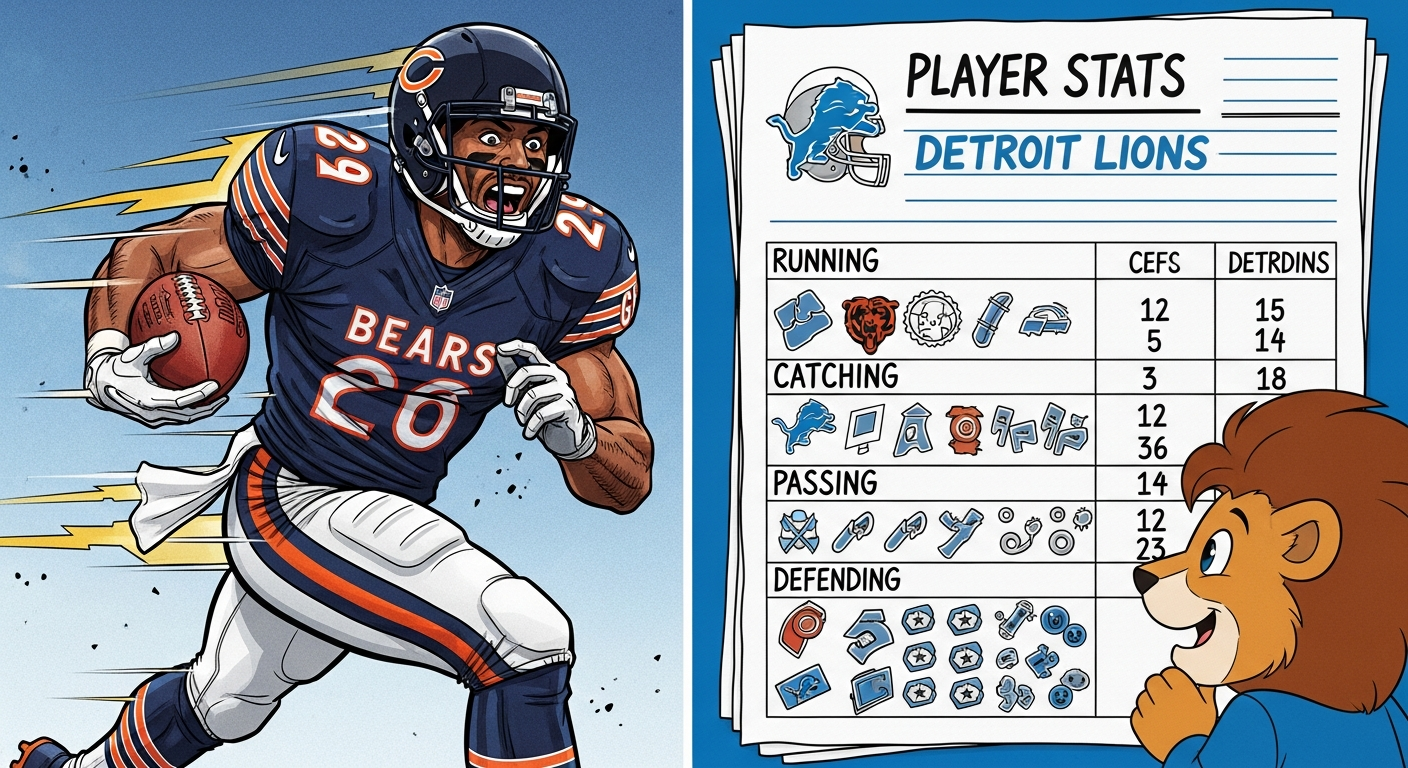 chicago-bears-vs-detroit-lions-match-player-stats