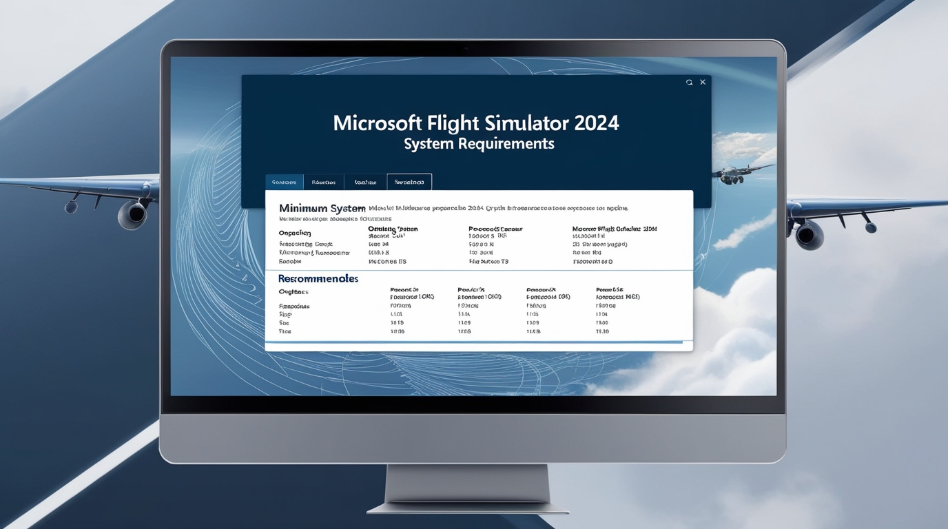 Microsoft Flight Simulator 2024 System Requirements