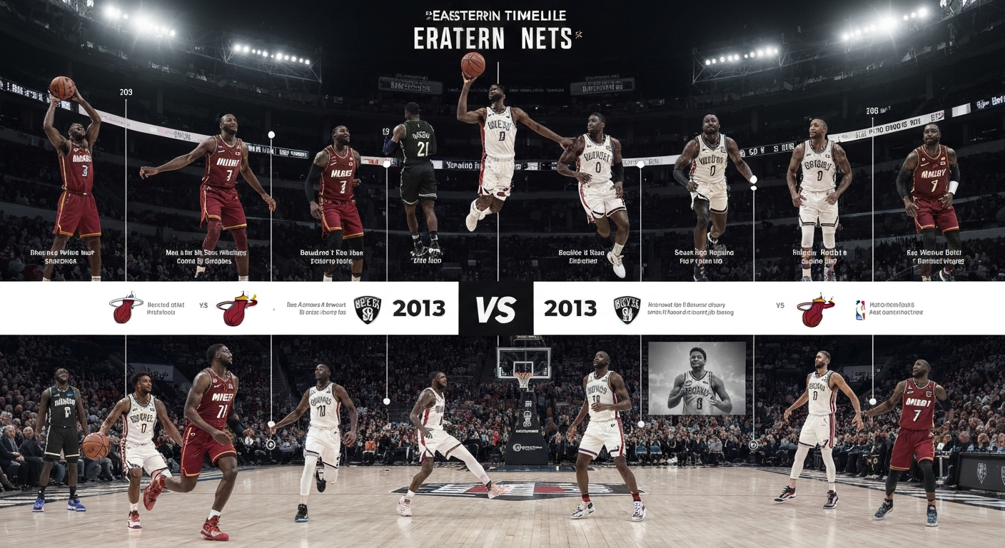 Miami Heat vs Brooklyn Nets Timeline